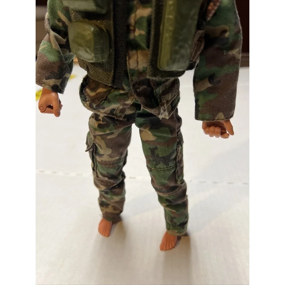 GI Joe  Vintage Action Figure 11" Camo Face Uniform Tactical Vest Air Force 1996 - Picture 4 of 12